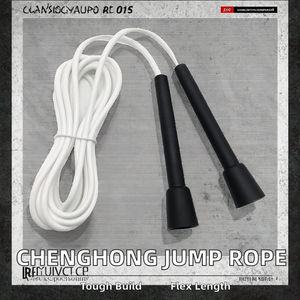 Cuerda de Saltar Profesional CHENGHONG de PVC de 5mm, Ajustable, Ultra Resistente, Anti-Torceduras, con Asas Irrompibles, Portátil - Product Image 3