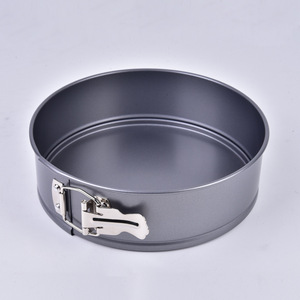 Non Stick Round Cake Pan 4-12 Inch Springform Cheesecake Pan Baking Mold Grey Carbon Steel - Product Image 3
