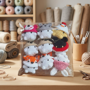 Oferta Caliente: Llavero de Brújula de Peluche de Alta Calidad con Diseño de Animales de Dibujos Animados Tejidos a Mano, Lindo Peluche de Aleación de Zinc de Vietnam - Product Image 3