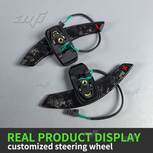 Volant en carbone forgé sur mesure pour Mercedes-Benz <span class=keywords><strong>AMG</strong></span> GT GLA45 E63 S65 <span class=keywords><strong>SLC</strong></span>-class300 43 GLC-class43 C63 GLE-class43 <span class=keywords><strong>63</strong></span> 450 - Product Image 4