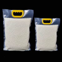 Nouveau plastique 2.5kg/5kg/10kg imprimé personnalisé en nylon de qualité alimentaire pochette fourre-tout scellée transparente sac d'emballage de riz sous vide avec poignée