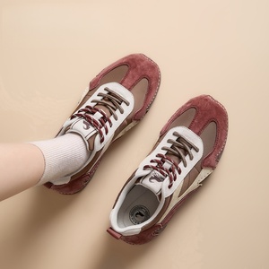 Zapatos Casuales de Mujer, Otoño 2026, Suela Suave, Ligeros, Nuevos Zapatos Deportivos de Cuero, Versátiles, Casuales, de Una Sola Pieza - Product Image 2