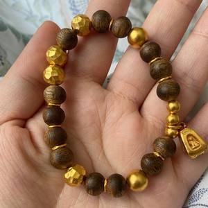 สร้อยข้อมือลูกปัดลายตอกแบบวินเทจ สไตล์ชาติพันธุ์ จี้สี่เหลี่ยม งานฝีมือ DIY ประณีต - Product Image 4