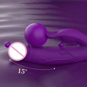 Vibrator Kelinci Dewasa Wanita Terlaris, Mainan Seks Titik-G Getaran Ganda, Pemijat Stimulator Klitoris, Vibrator Wanita - Product Image 3