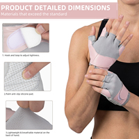 Guantes de Gimnasio de Microfibra MKAS con Absorción de Impactos y Diseño de Medio Dedo para Dominadas, Kettlebell y Entrenamiento Funcional para Hombres