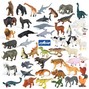 Zhiqu Toys Set di Dinosauri e Creature Marine in PVC Solido, Scala 1/12, Decorazione per Scene di Sabbia, Modelli Animali Simulati - Product Image 2