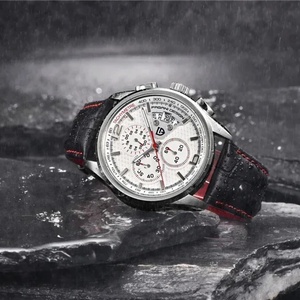 นาฬิกาข้อมือผู้ชาย PAGANI DESIGN PD-3306 รุ่นกันน้ำอเนกประสงค์ สายหนัง ควอตซ์  Relogio Masculino - Product Image 4