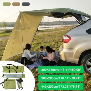 Toldo Lateral para Auto de 2x4M/3x2M, Impermeable, con Protección Solar, para Acampar, Hacer Senderismo, para Autos, SUV y Minibuses - Product Image 1
