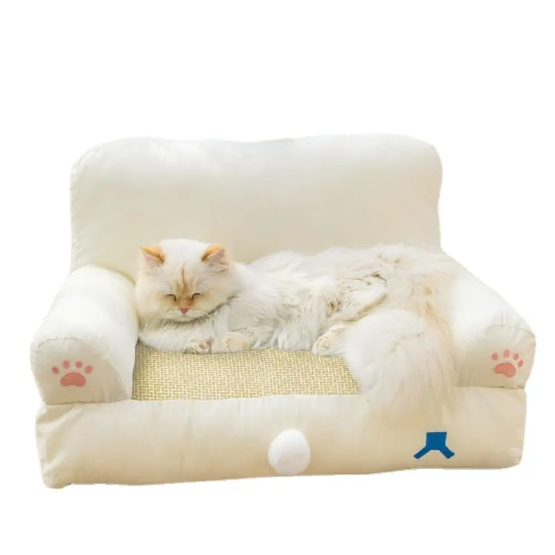 Empat musim tujuan umum musim panas kucing tempat tidur hewan peliharaan tempat tidur anjing musim panas dapat dibongkar sofa kucing
