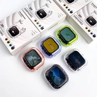 Écouteurs sans fil AirMax A9 TWS avec écran tactile intelligent, étui de charge transparent, longue durée de vie et suppression du bruit