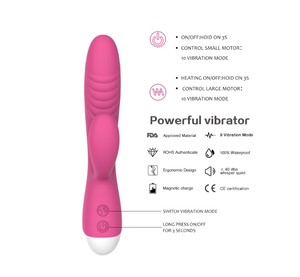 Juguete Sexual para Mujeres, Vibrador de Conejo, Estimulador de Clítoris, Juguete para Adultos con Diseño de Doble Función - Product Image 2