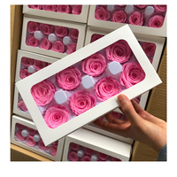 Vente en gros de roses naturelles douces Rêves de grade A 50 couleurs Infini immortel éternel pour toujours Stabilisé Roses conservées dans une boîte-cadeau Roses entières