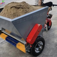 Épandeur de sable électrique haute performance à commande électrique, idéal pour les terrains de football et l'entretien des gazonnages, directement de l'usine