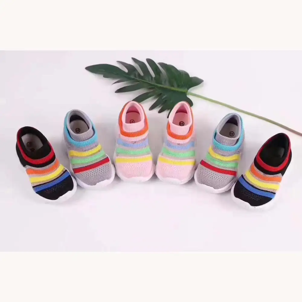 New Dễ Thương Phong Cách Slip-On Breathable Sock Giày Vamp Trên