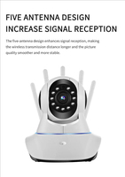 Cámara IP HD inalámbrica de 2MP, cámara de seguridad para el hogar, visión nocturna, Audio bidireccional, cámara CCTV, monitor de bebé para interiores, para la familia