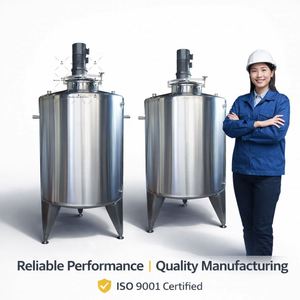 200 500 1000L <b>Automatic</b> Electric Stainless Steel Mixing Tank With Agitator Homogenizer Emulsify Tank Blender Machine - Product Image 4