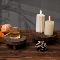 Présentoir en bois 3 pièces Pays Plateau décoratif en couches pour la maison Cuisine Support de base en bois