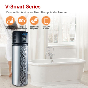 Pompe à chaleur électrique monobloc tout-en-un à source d'air <span class=keywords><strong>200L</strong></span> pour <span class=keywords><strong>chauffe</strong></span>-<span class=keywords><strong>eau</strong></span>, idéale pour hôtels, foyers et usage extérieur - Product Image 2