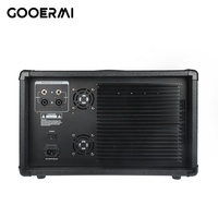Console de mixage professionnelle PC600 à 6 canaux, alimentée, en métal et plastique, avec étui