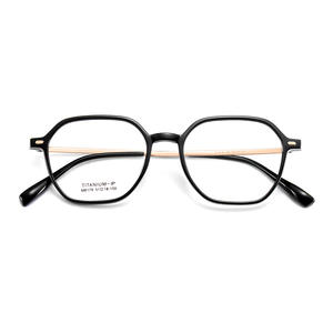 Lunettes de vue rectangulaires à monture complète en titane, légères, unisexe, pour le matin, sans maquillage, M8179, origine Danyang - Product Image 3