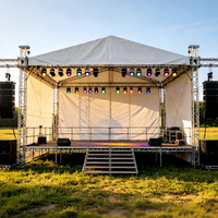 Accessoires et joints en alliage d'aluminium argentés pour structures de scène intérieures, formes personnalisées pour spectacles et expositions professionnels