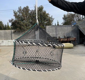 نمط عصري جديد ، مصيدة سلطعون شائعة ، فخ الجمبري كراس قابل للطي للصيد - Product Image 3