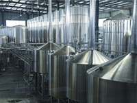 Brasserie de bière entièrement automatique de 2000L à 10000L avec réservoir sous pression pour système de brassage commercial