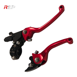 RSP SCSB-02 CNC 6061 T6 Aluminium Kit de leviers de frein et d'embrayage pour moto 7-8 pouces 22mm Ambidextre Pliable Remplacement pour Dirt Bike - Product Image 4