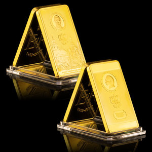 Barra de Oro Conmemorativa del Presidente Ruso, Chapada en Oro, Regalo Coleccionable, Lingote Metálico para Exhibición o Colección - Product Image 3