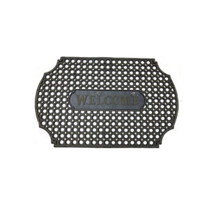 Tappetino ovale in gomma con foro antiscivolo per interni esterni ingresso tappetini di benvenuto tappetini per scarpe impermeabili per la scuola ristorante - Product Image 3