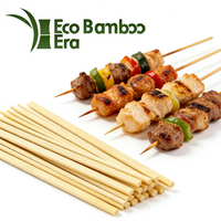 Bâtonnets de barbecue écologiques, biodégradables, en bambou, de qualité alimentaire, pour la maison, les fêtes et les restaurants