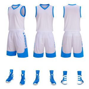 เสื้อบาสเก็ตบอลผ้าตาข่ายสำหรับผู้ชายใส่กลับด้านได้สำหรับทีมพิมพ์ลายชื่อทีมโลโก้จำนวน - Product Image 5