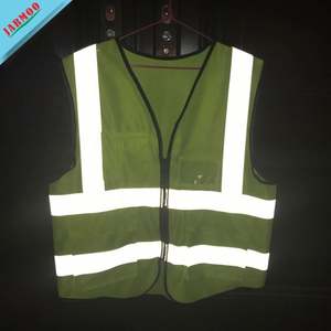 Gilet de sécurité en maille de polyester avec logo imprimé pour l'école de conduite - Product Image 4