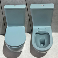 WC ultra silencieux Terra CE avec réservoir intégré, ensemble de toilettes dissimulées, ensemble de salle de bain, WC intelligent sans bride, chasse d'eau intégrée