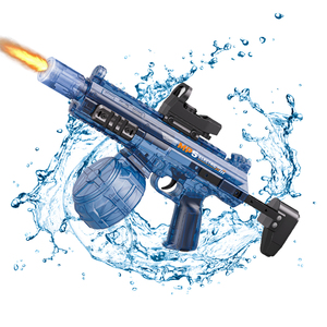 Pistolets à eau automatiques Zhorya <span class=keywords><strong>MP5K</strong></span>, jouets, pistolet à eau électrique avec crosse rétractable et réglable pour la piscine d'été - Product Image 1
