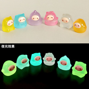 ตุ๊กตาเรซิ่นรูปเอลฟ์ผีเรืองแสงในที่มืด น่ารัก ตกแต่งโต๊ะทำงานหรือรถยนต์ - Product Image 2