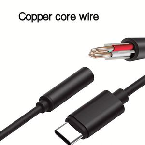 High Quality Type C to 3.5mm Splitter Audio <b>Adapter</b> Aux Audio Cable <b>Jack</b> for Earphones Headphones Speakers - Product Image 4