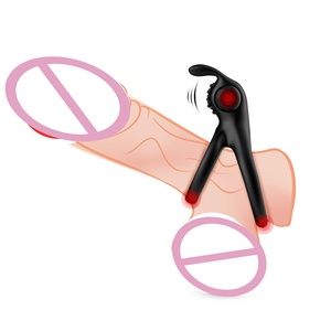 Juguete Sexual, Anillo Vibrador de Silicona para Hombre, Producto Sexual para Retrasar la Eyaculación, Juguetes de Masturbación Masculina, Anillo para Pene - Product Image 1
