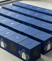 Boîte cadeau personnalisée pour le Ramadan, à double porte magnétique, pour dattes, bonbons, noix, emballage en papier, boîte en plastique transparente de luxe pour chocolat, desserts, pâtisseries