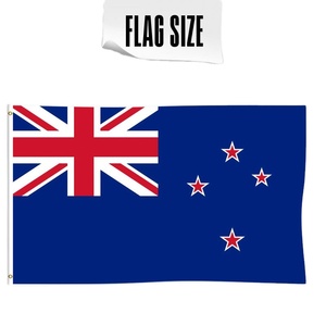 Bandera de Nueva Zelanda Personalizable de 3x5 pies, Estilo Bandera Nacional para Exhibición - Product Image 1