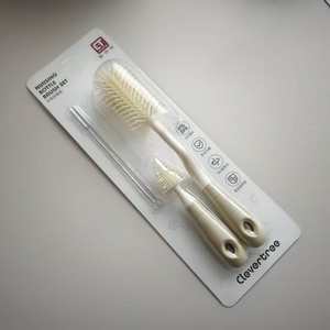 Kit de nettoyage de biberons compact, brosse à tétine en silicone à embout souple et ensemble de nettoyage de biberons multifonctionnel facile à utiliser - Product Image 4