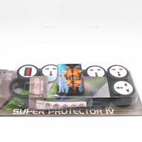 Stop Kontak Multi Power Strip dengan USB LED Strip 5 Lubang Fleksibel 10A dengan Soket dan Pelindung Shutter