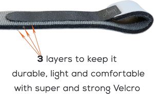 Correa de Repuesto Universal Ajustable para Máscara CPAP, Color Gris, Compatible con la Mayoría de las Máscaras CPAP y BiPAP, Tratamiento para la <span class=keywords><strong>Apnea</strong></span> del Sueño - Product Image 3