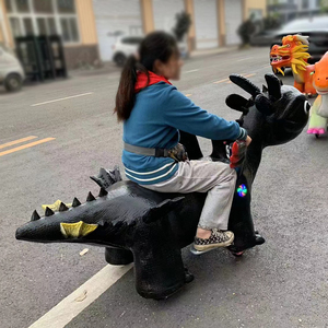 Robot Animatronic Dinosaure Marche Dinosaures Enfants Animal Équitation Dinosaure Machine Voiture - Product Image 3