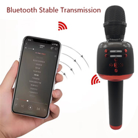 Enceinte de karaoké portable BT, microphone pour enfants, mélangeur, amplificateur, micro pour enfants, fête, carpool, micro de karaoké