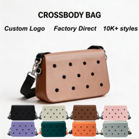 Sac bandoulière unisexe en EVA perforé, mini sac à bandoulière imperméable, vente en gros d'usine, logo personnalisé