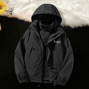 Chaqueta cortavientos personalizada con cremallera completa para hombre deportes al aire libre chaqueta cortavientos impermeable de manga larga para hombre - Product Image 5