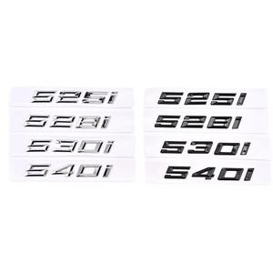 สติกเกอร์โลโก้รถยนต์สำหรับ <span class=keywords><strong>BMW</strong></span> 5ชุด530i 525i 535i 4โลโก้ท้ายรถการปรับเปลี่ยนดิจิตอลสีดำตกแต่งรถ - Product Image 1