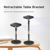 Support de projecteur de bureau télescopique 280-380 mm réglable, charge de 1,5 kg, montage universel 1/4 ", pour bureau, salle de réunion, vente en gros OEM