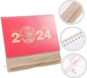 Calendario da ufficio 2024 per scrivania Mini scrivania calendario creativo decorazione calendario 2024 calendario da tavolo